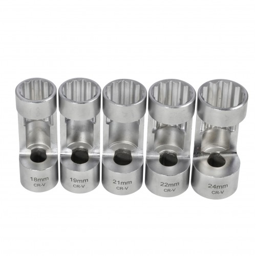 Strut Nut Socket Set (5pc) - Bi-Hex - 12pt 